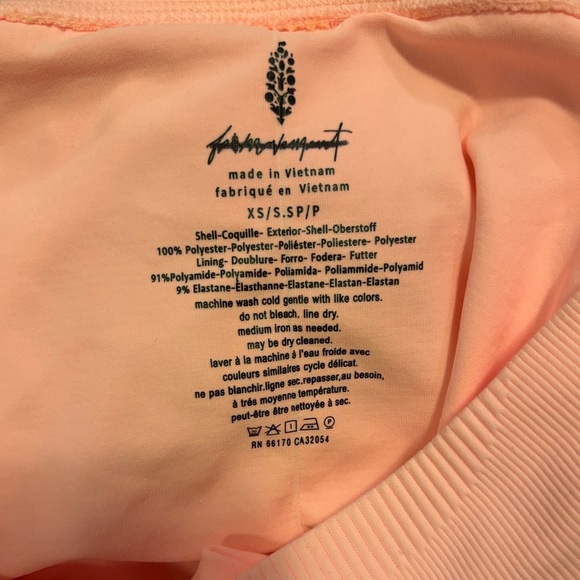 NWOT Free People Movement Rally Ruffle Mini Skirt sz XS/S - Picture 3 of 6